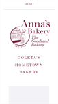 Mobile Screenshot of annas-bakery.com